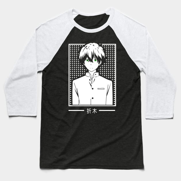 Oreki Houtaro Baseball T-Shirt by nefuku